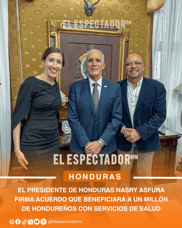 El presidente de Honduras Nasry Asfura firma acuerdo que beneficiará a un millón de hondureños con servicios de salud