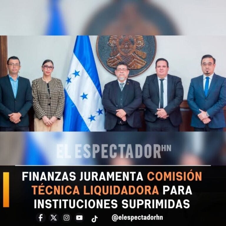 Finanzas juramenta comisión técnica liquidadora para instituciones suprimidas