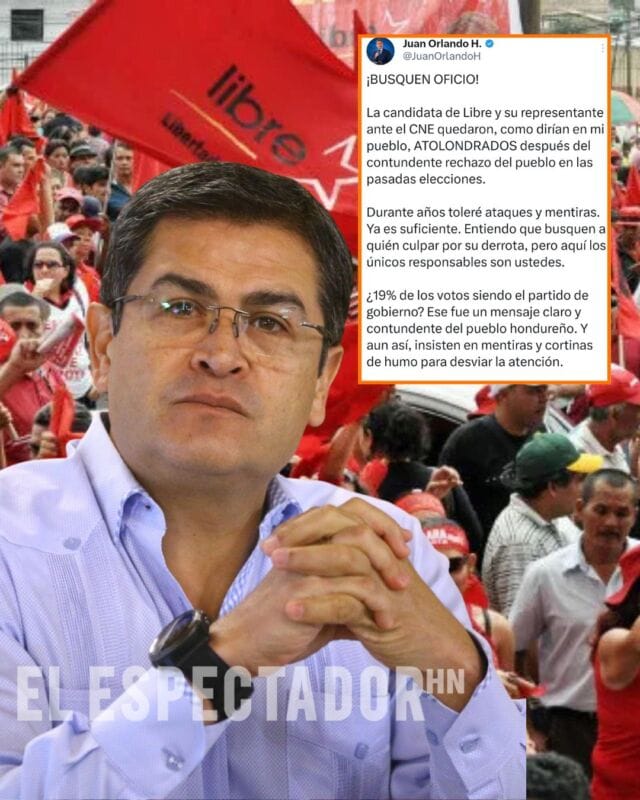 Juan Orlando Hernández mantiene firme su postura de no regresar a la política activa.