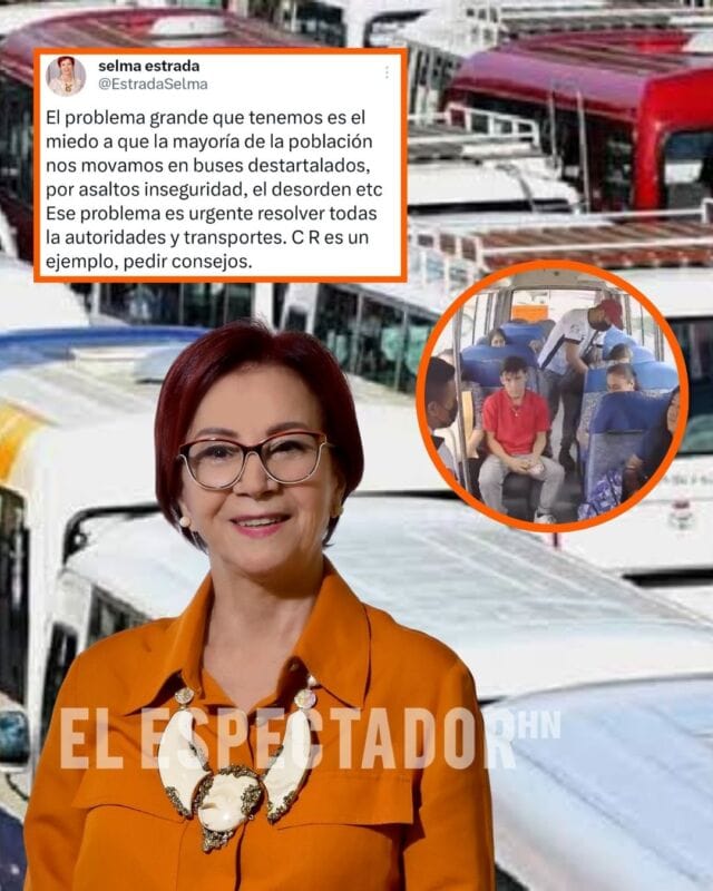 Selma Estrada exige transporte seguro para toda la poblacion hondurena.