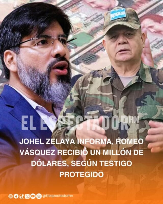 Johel Zelaya asegura que investigará siempre los casos de Romeo Vásquez.