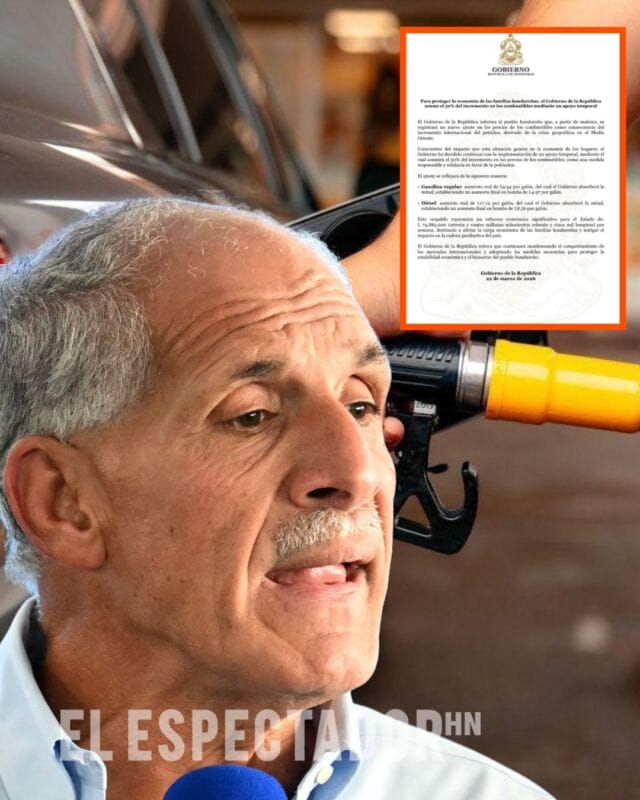 Combustibles con subsidio estatal buscan proteger economía de familias hondureñas actualmente en crisis