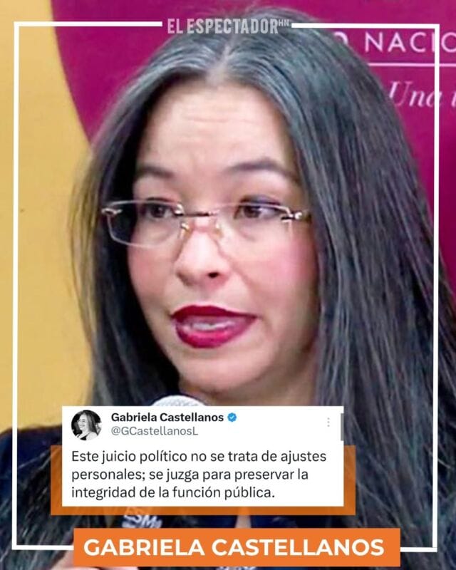 Gabriela Castellanos impulsa transparencia y control en la función pública hondureña actual