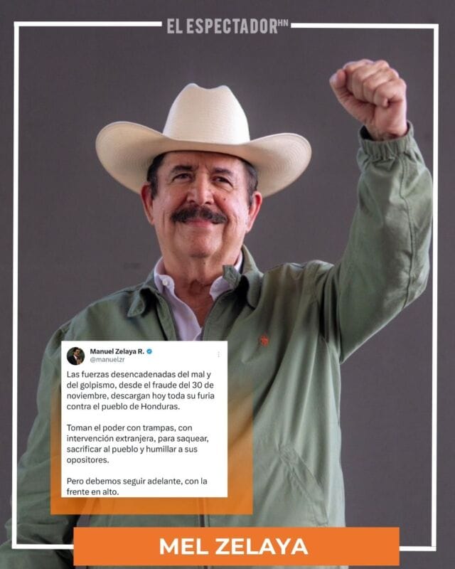 Mel Zelaya afirma que el juicio político es totalmente injusto actualmente.