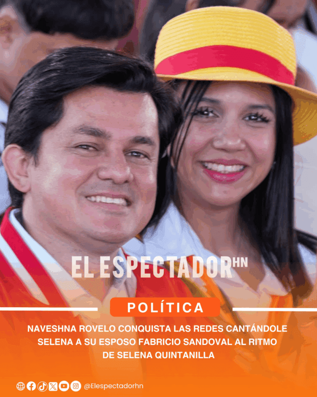 Naveshna Rovelo conquista las redes cantándole Selena a su esposo Fabricio Sandoval