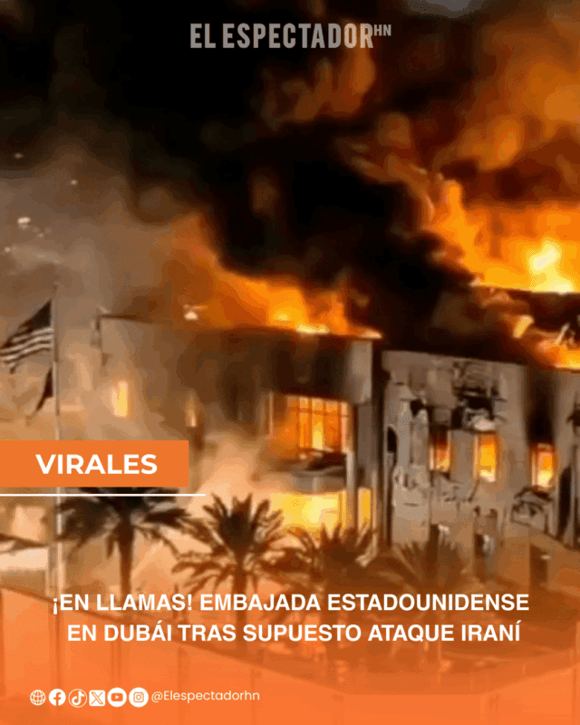 ¡En llamas! Embajada estadounidense en Dubái tras supuesto ataque Iraní