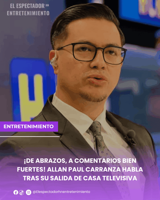 ¡De abrazos, a comentarios bien fuertes! Allan Paul Carranza habla tras su salida de casa televisiva