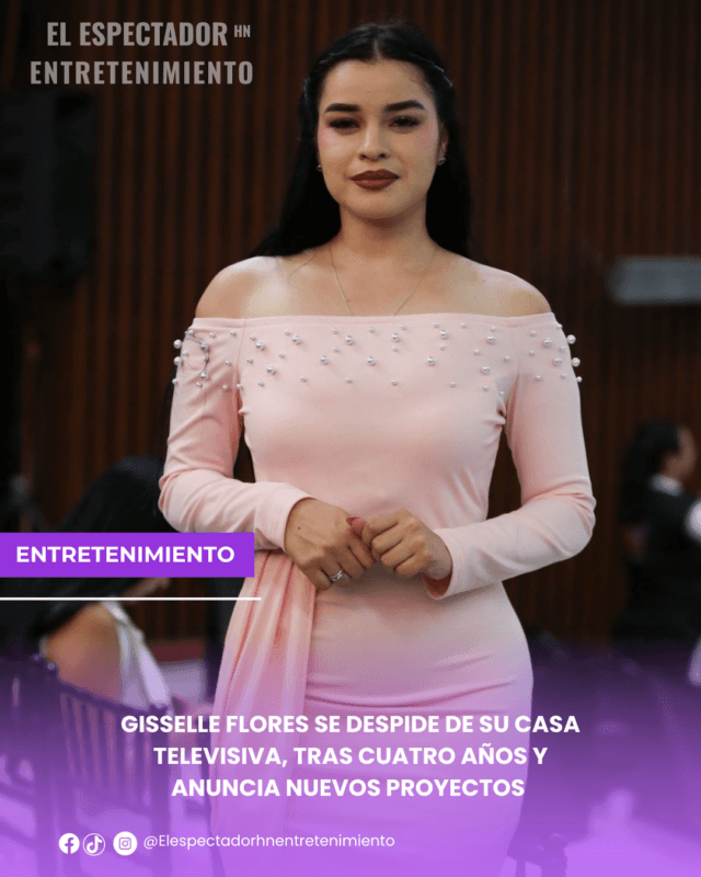 Gisselle Flores se despide de su casa televisora