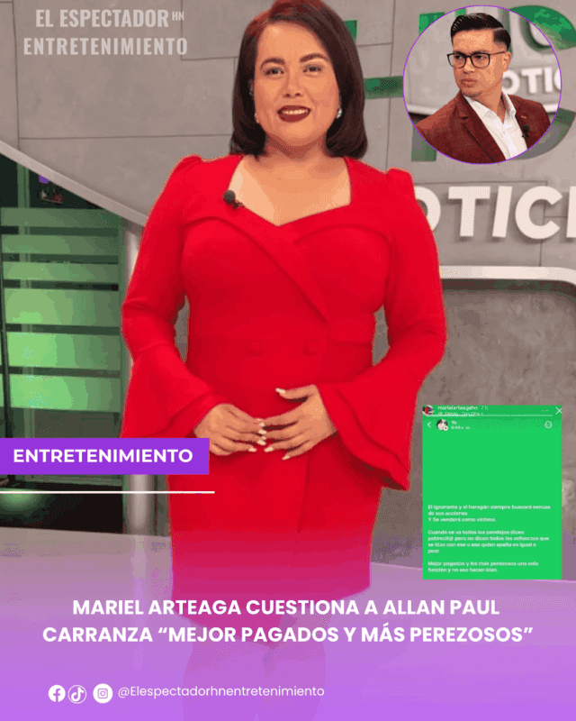 Mariel Arteaga cuestiona a Allan Paul Carranza “Mejor pagados y más perezosos”