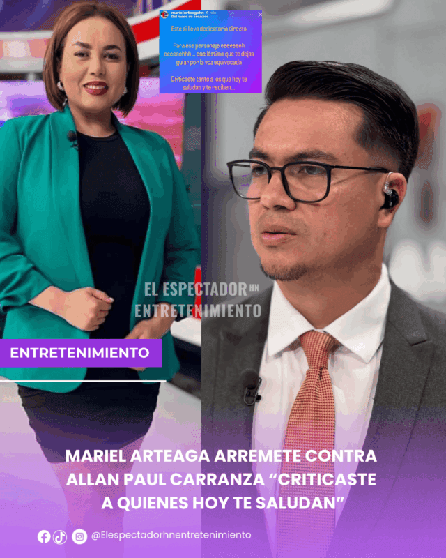 Mariel Arteaga arremete contra Allan Paul Carranza “criticaste a quienes hoy te saludan”