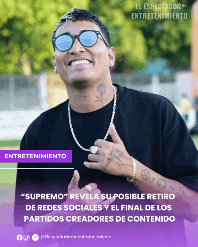 Supremo revela su posible retiro de partidos creadores de contenido