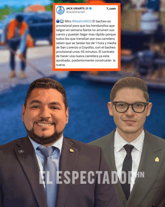 Jack Uriarte arremete contra Rashid Mejía tras bacheo de emergencia de semana santa 2026