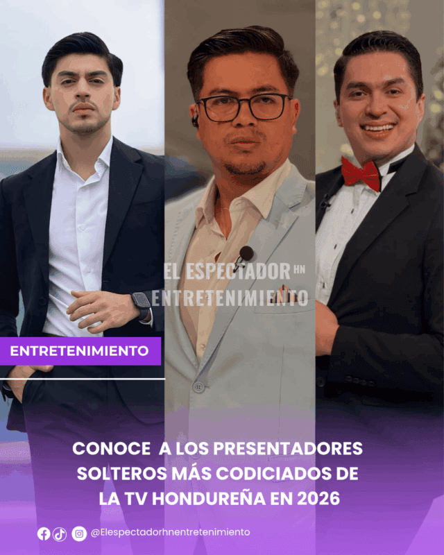 Conoce a los presentadores solteros más codiciados de la tv hondureña en 2026