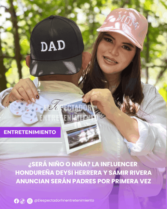 ¿Será niño o niña? la influencer hondureña Deysi Herrera y Samir Rivera revelan serán padres por primera vez