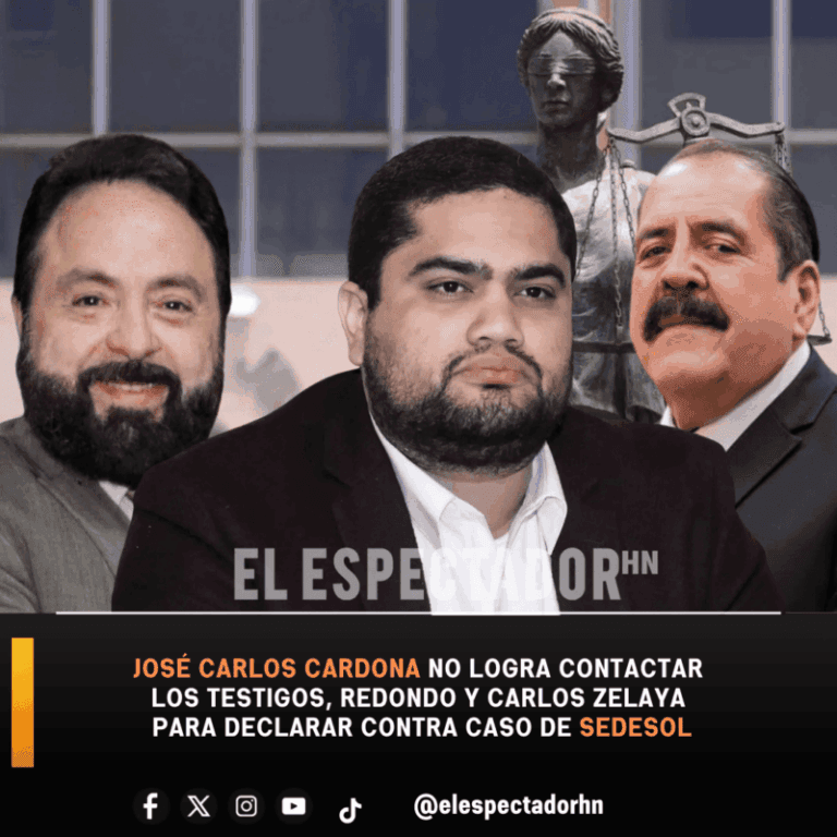 José Carlos Cardona no logra contactar a los testigos Luis Redondo y Carlos Zelaya en caso de SEDESOL