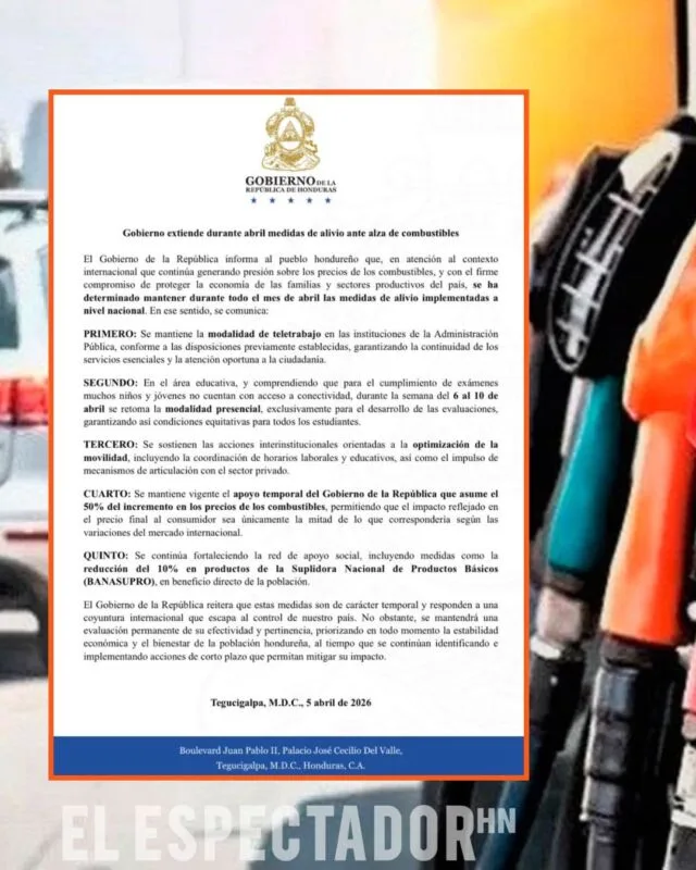 Gobierno mantiene subsidios y teletrabajo por alza de combustibles.