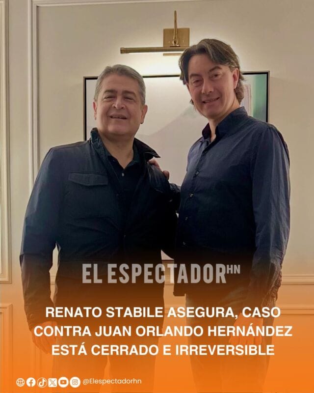 Stabile reafirma cierre judicial definitivo en caso del expresidente hondureño