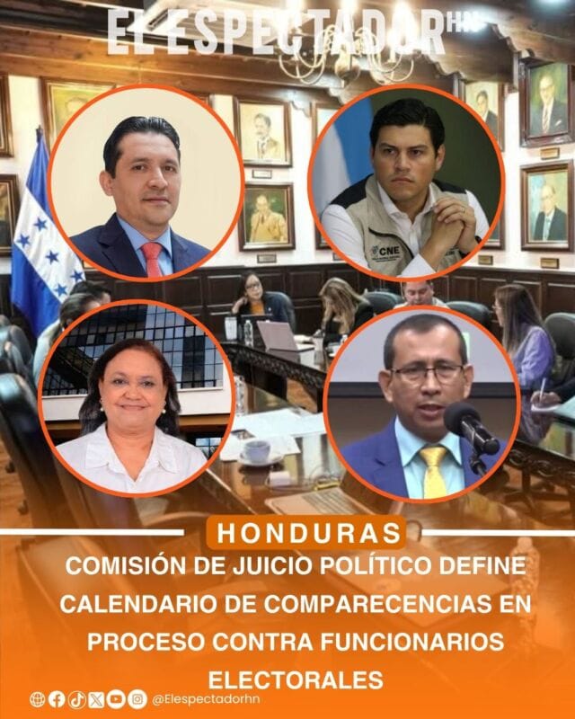 Congreso Nacional avanza en proceso de juicio político con calendario de comparecencias definido