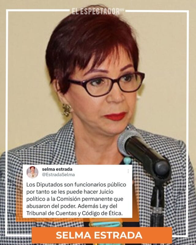 Selma Estrada sancionada conforme a la normativa vigente, sin excepciones.