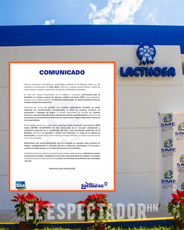 Lacthosa garantiza calidad y seguridad alimentaria en productos distribuidos en Honduras