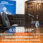 Magistrado suplente del TJE Gabriel Gutiérrez no se presenta a comparecencia de juicio político