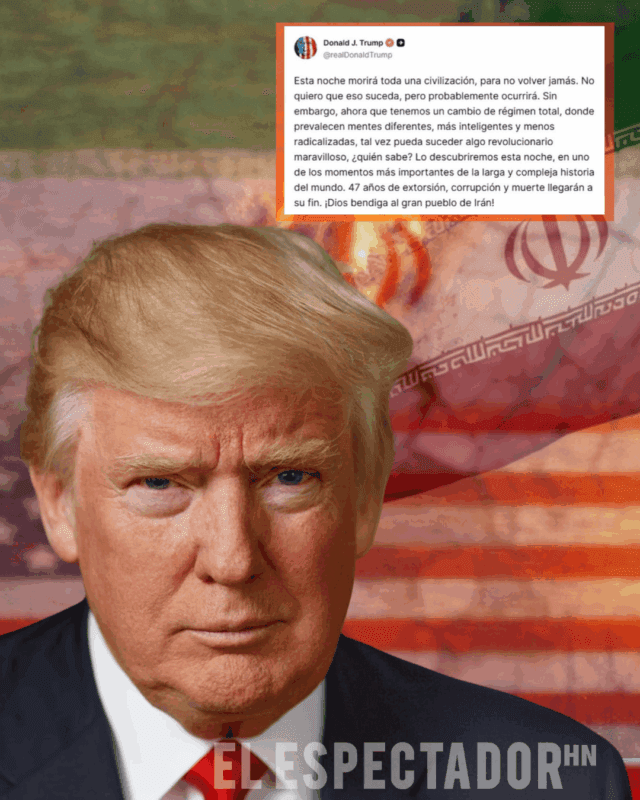 Donald Trump advierte al pueblo iraní tras 47 años de extorsión, corrupción y muerte llegarán a su fin esta noche