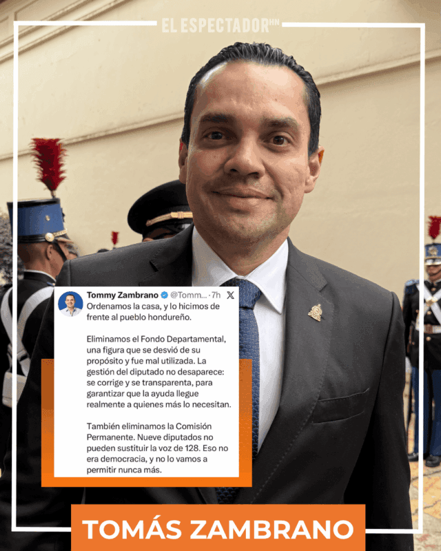 Tomás Zambrano confirma fin de Comisión Permanente y Fondo Departamental