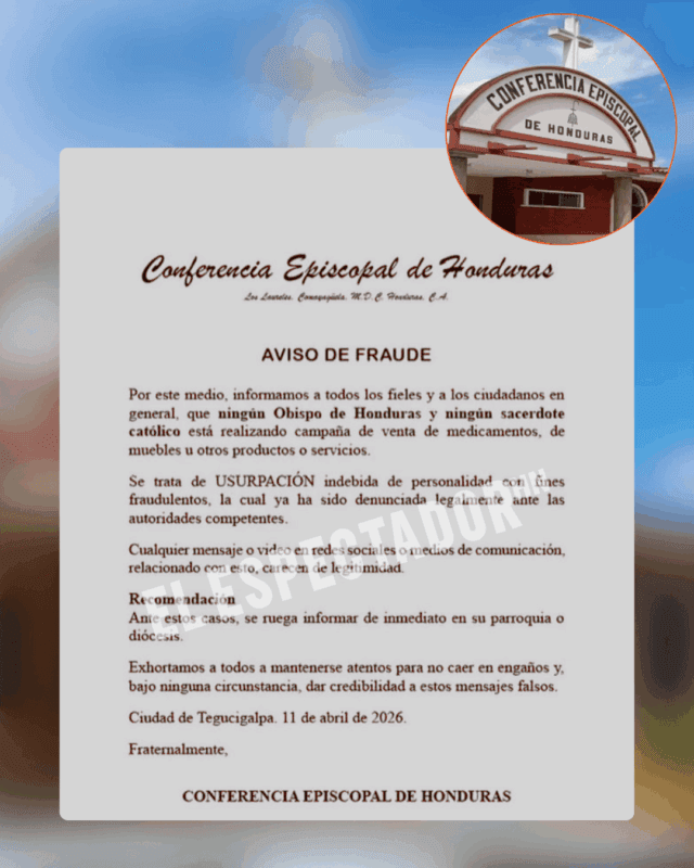 ¡No caiga! CEH desmiente venta de medicamentos en nombre de sacerdotes en Honduras