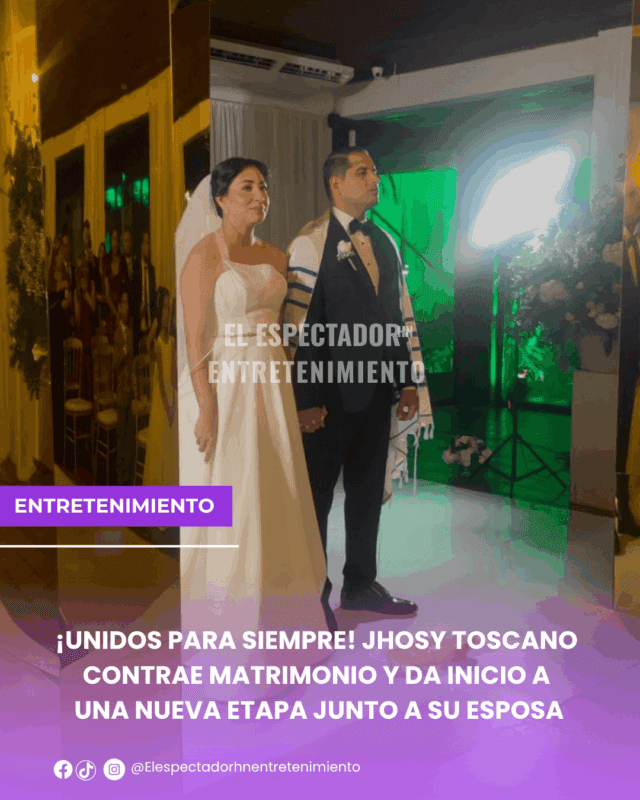 Jhosy Toscano contrae matrimonio y da inicio a una nueva etapa junto a su esposa