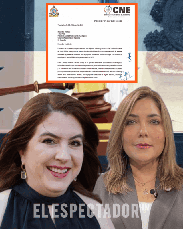 COSSETTE LÓPEZ Y ANA  PAOLA HALL- EL ESPECTADOR HN