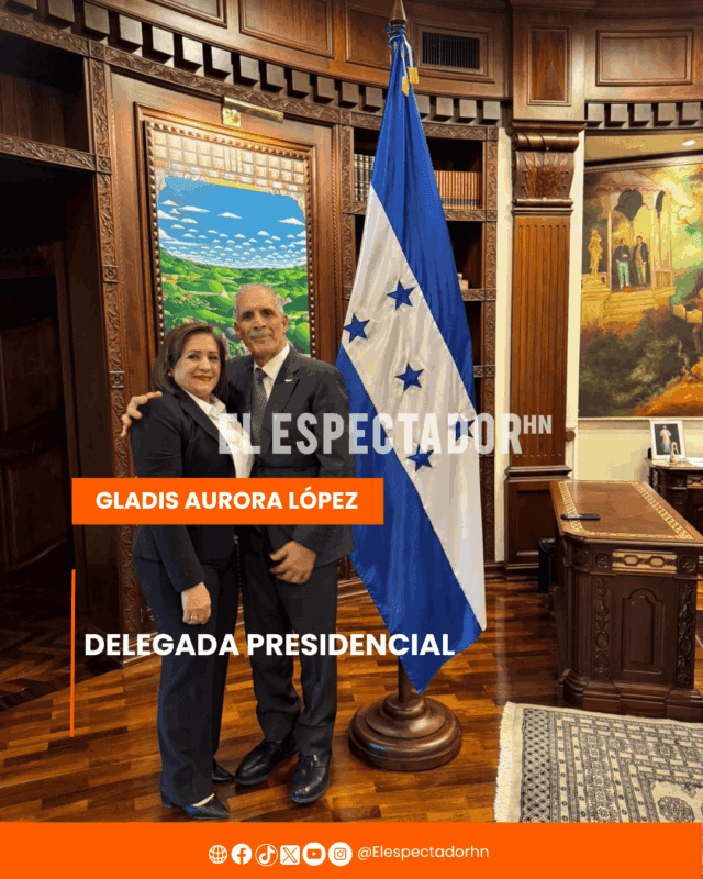 Gladis Aurora López asume con delegada presidencial del gobierno de Asfura