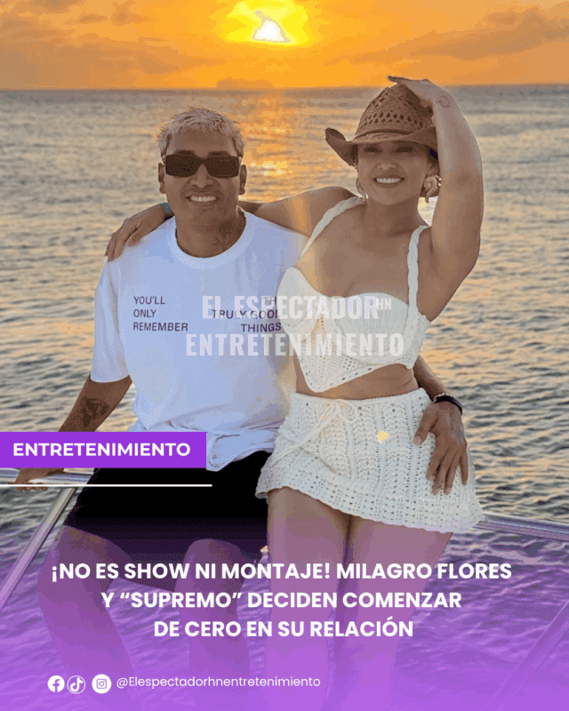 Milagro Flores y “Supremo” deciden comenzar de cero en su relación