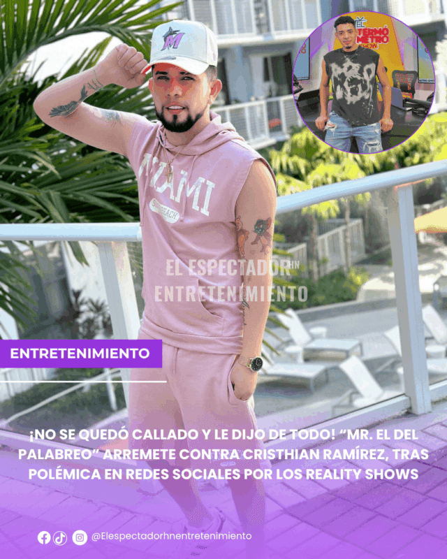 “Mr. el del Palabreo” arremete contra Cristhian Ramírez