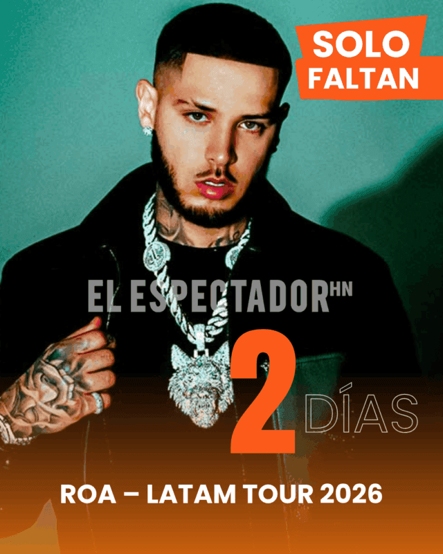 Roa encenderá Tegucigalpa con su “Latam tour 2026”