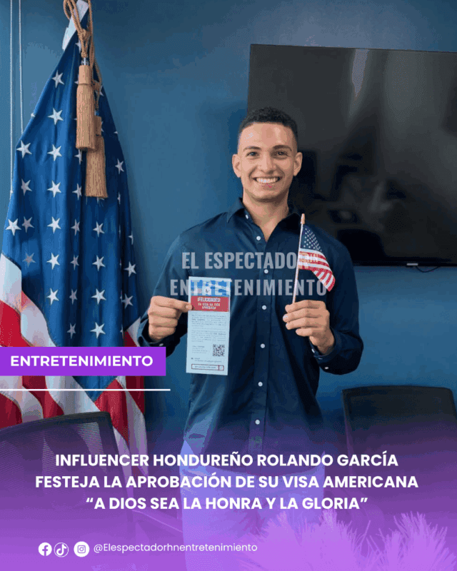 Rolando García festeja la aprobación de su visa americana