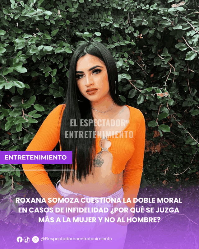 Roxana Somoza cuestiona la doble moral en casos de infidelidad ¿por qué se juzga más a la mujer y no al hombre?