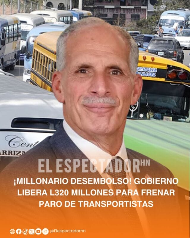 Nasry Asfura anuncia millonario pago para estabilizar transporte en Honduras actual