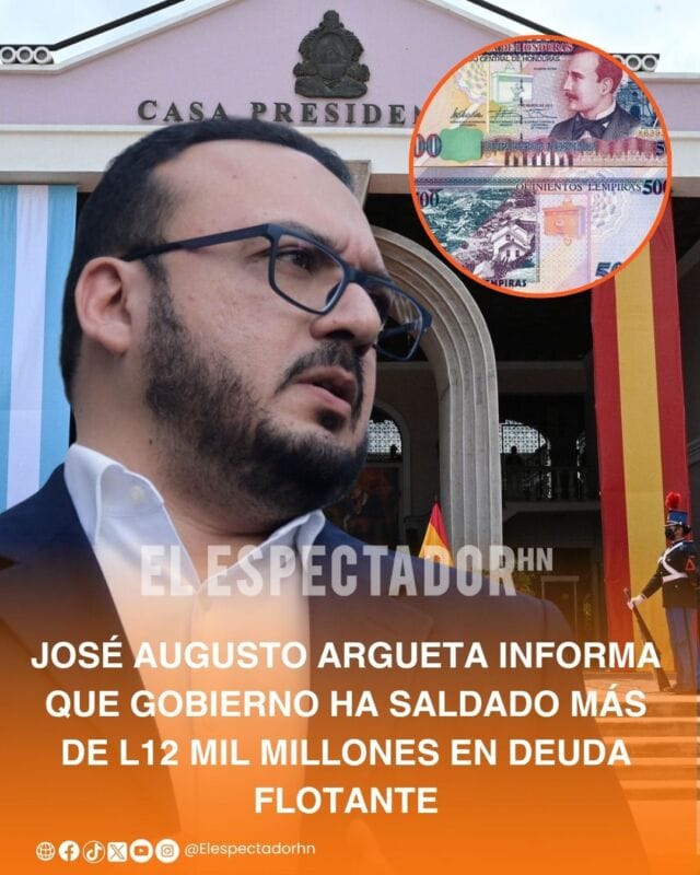 José Augusto Argueta reafirma avances del gobierno en finanzas públicas y gestión