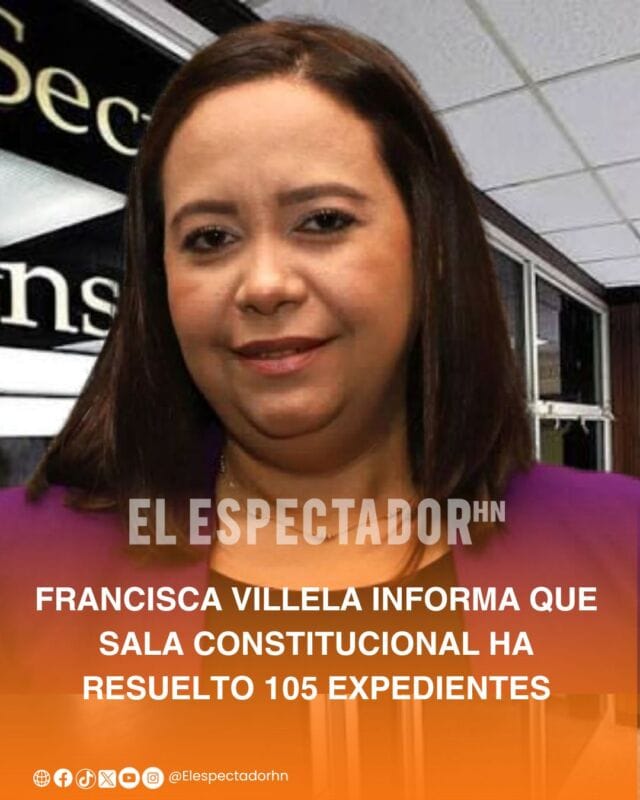 Francisca Villela impulsa eficiencia judicial en la Sala Constitucional de Honduras