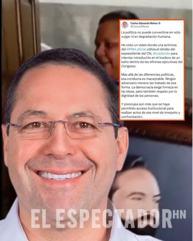 Carlos Eduardo Reina exhorta a la mesura política y respeto institucional en el Congreso Nacional