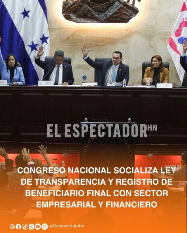 Transparencia fortalece controles financieros y combate delitos económicos en Honduras