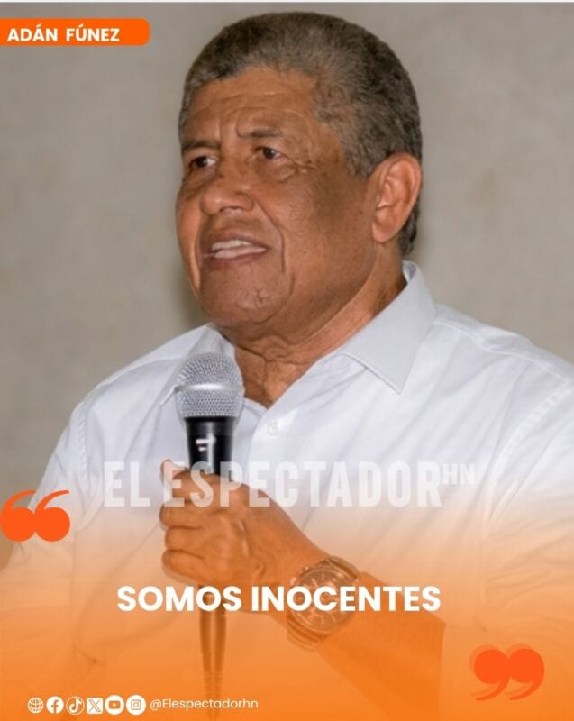 Adán Fúnez mantiene su inocencia mientras continúa proceso judicial en tribunales hondureños.