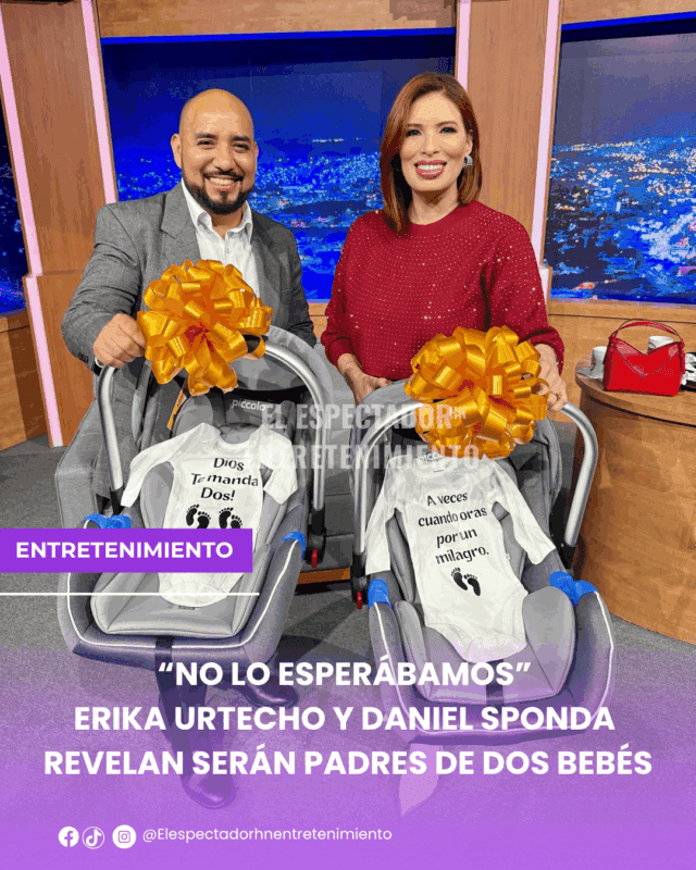  Erika Urtecho y Daniel Sponda revelan serán padres de dos bebés