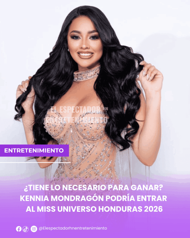 Kennia Mondragón podría entrar al Miss Universo Honduras 2026
