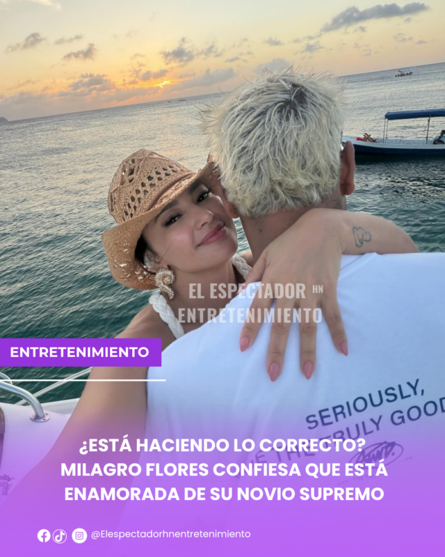 Milagro Flores confiesa que está enamorada de su novio Supremo
