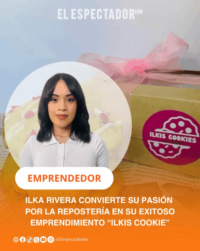 Ilka Rivera convierte su pasión por la repostería en su exitoso emprendimiento “Ilkis cookie”