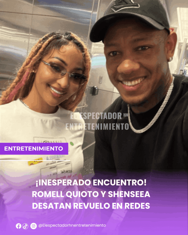 ¡Inesperado encuentro! Romell Quioto y Shenseea desatan revuelo en redes