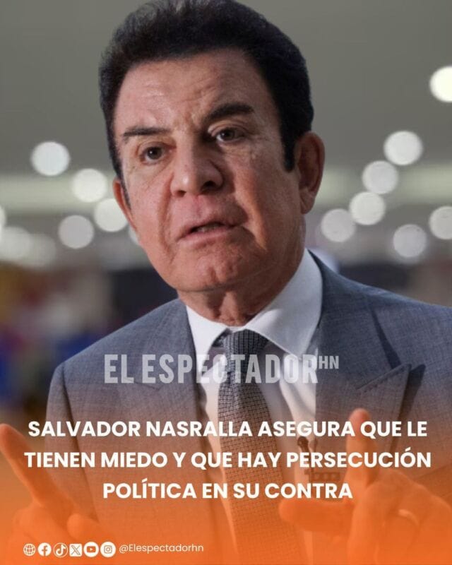 Salvador Nasralla cuestiona elecciones pasadas y plantea volver a aspirar a la presidencia