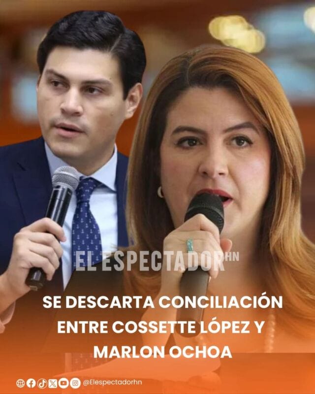 Cossette López, afirmó que no habrá conciliación con el consejero Marlon Ochoa