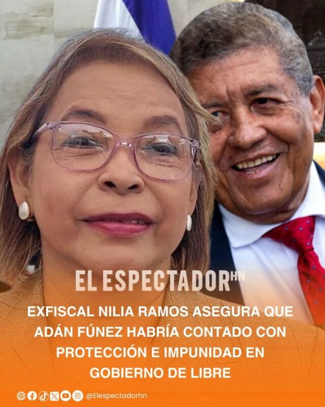 Nilia Ramos señaló que durante la administración anterior el exalcalde de Tocoa, Colón, Adán Fúnez, habría contado con protección e impunidad,